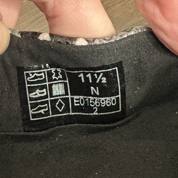 SAS Womens Radiant Ballet Flats 11.5 N Snakeskin Black Gray Comfort Shoes USA - Picture 5 of 8